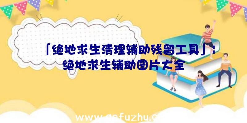 「绝地求生清理辅助残留工具」|绝地求生辅助图片大全